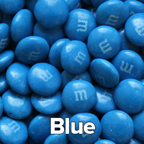 blue m&m | Sticker