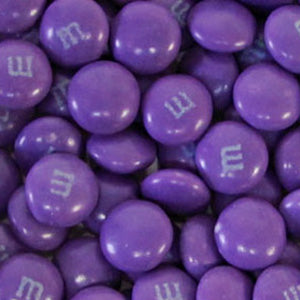 Purple Milk Chocolate M&M's Candy (5 Pound Bag)