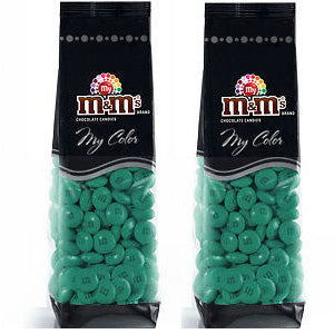 Dark Green M&M's - Milk Chocolate 10lb