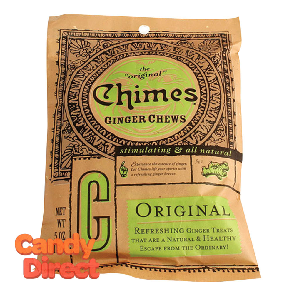 Chimes Ginger Chews Original 5oz Bag 20ct 8752