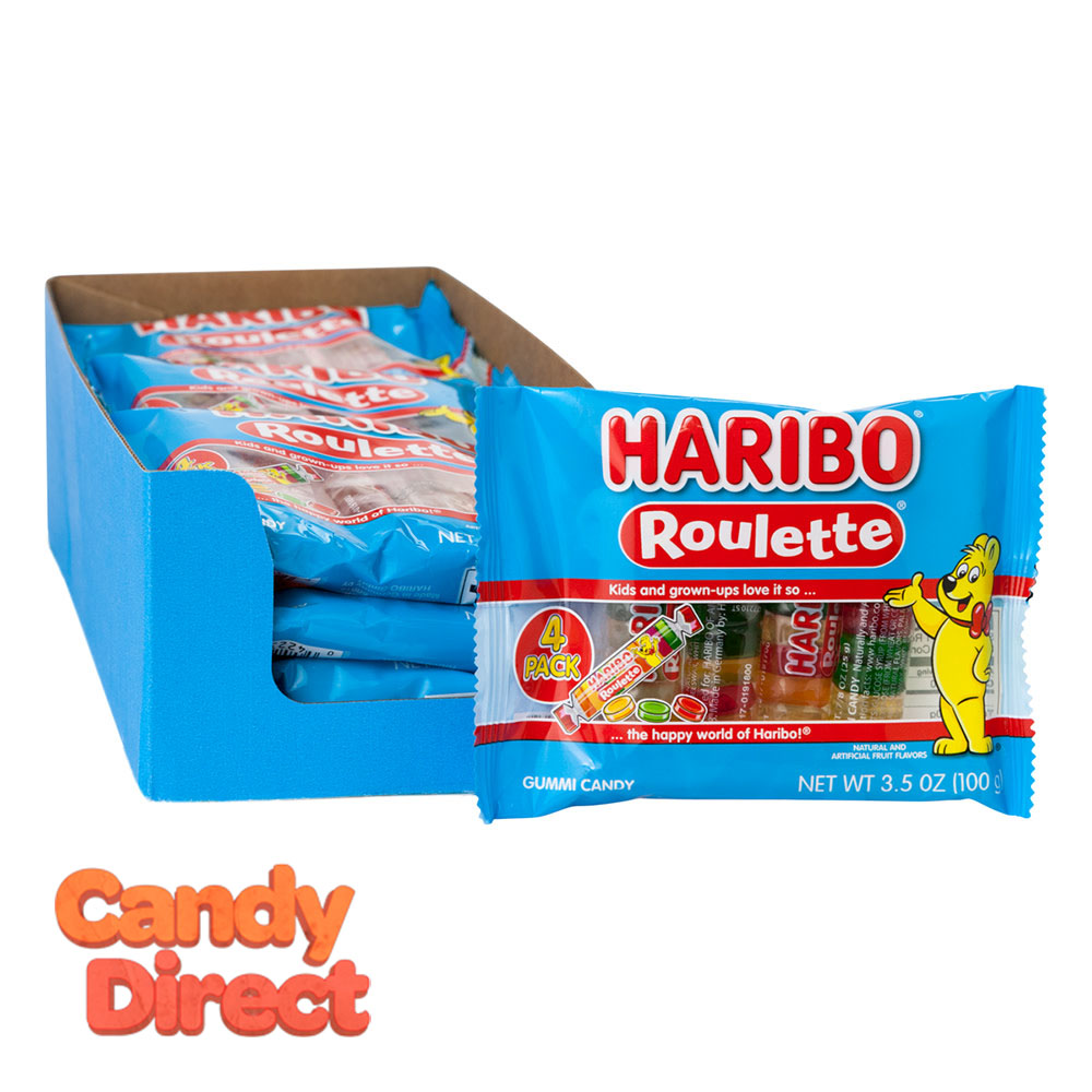 Haribo Gummy Candy Roulette 4 Pc 3.5oz - 15ct –