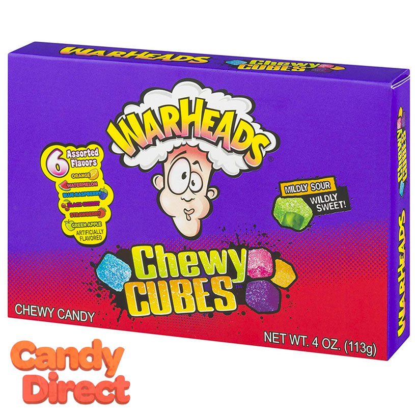 WARHEADS Grub Theatre Box- Caramelos masticables surtidos con sabor a -  BERFUD American Food