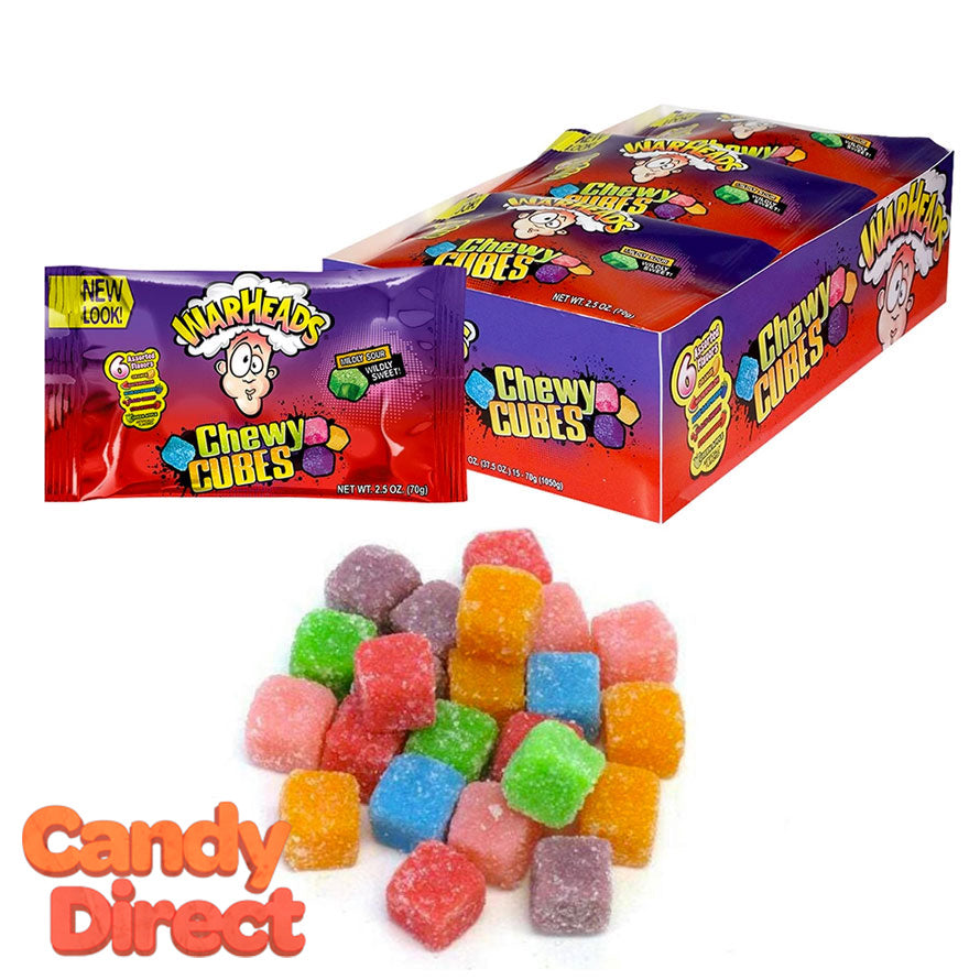 Bonbon Antigaspi  Warheads Chewy Cubes sour – Spicy Sweet Candy