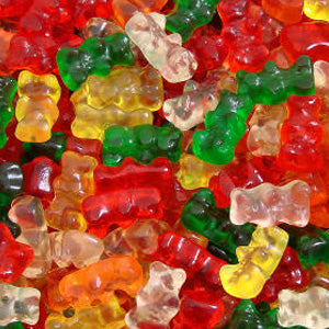 5 Natural Flavor Gummi Bears 5 lb. Bag