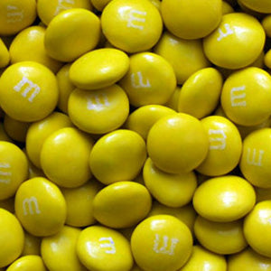 Yellow M&Ms Candy 1 lb - Milk Chocolate (approx 500 pcs)