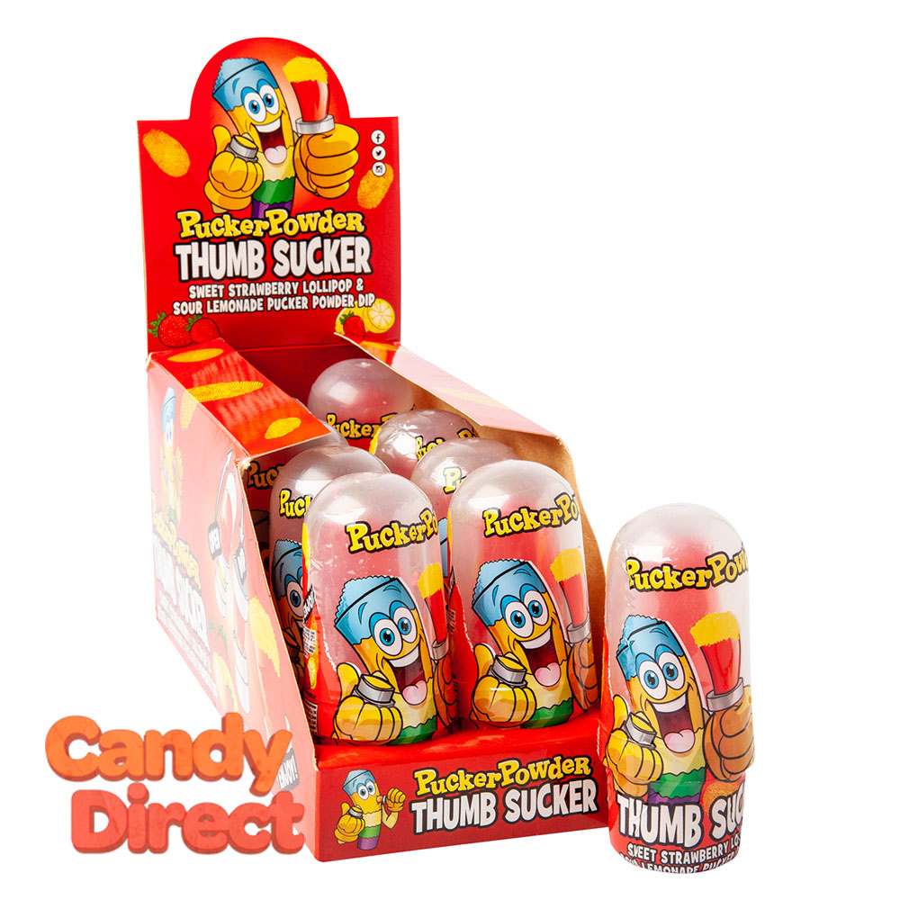 Pucker Thumb Sucker Powder 1.4oz - 10ct – CandyDirect.com