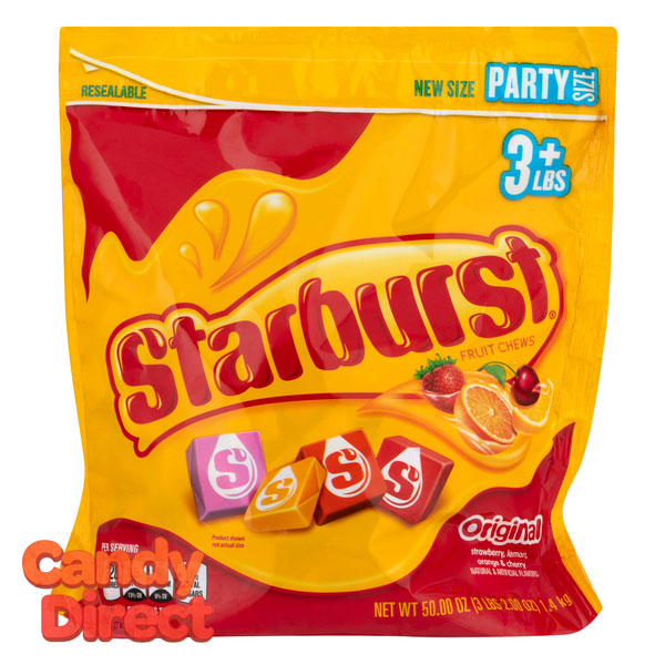 Starburst Fruit Chews - Original 50oz Bag – CandyDirect.com